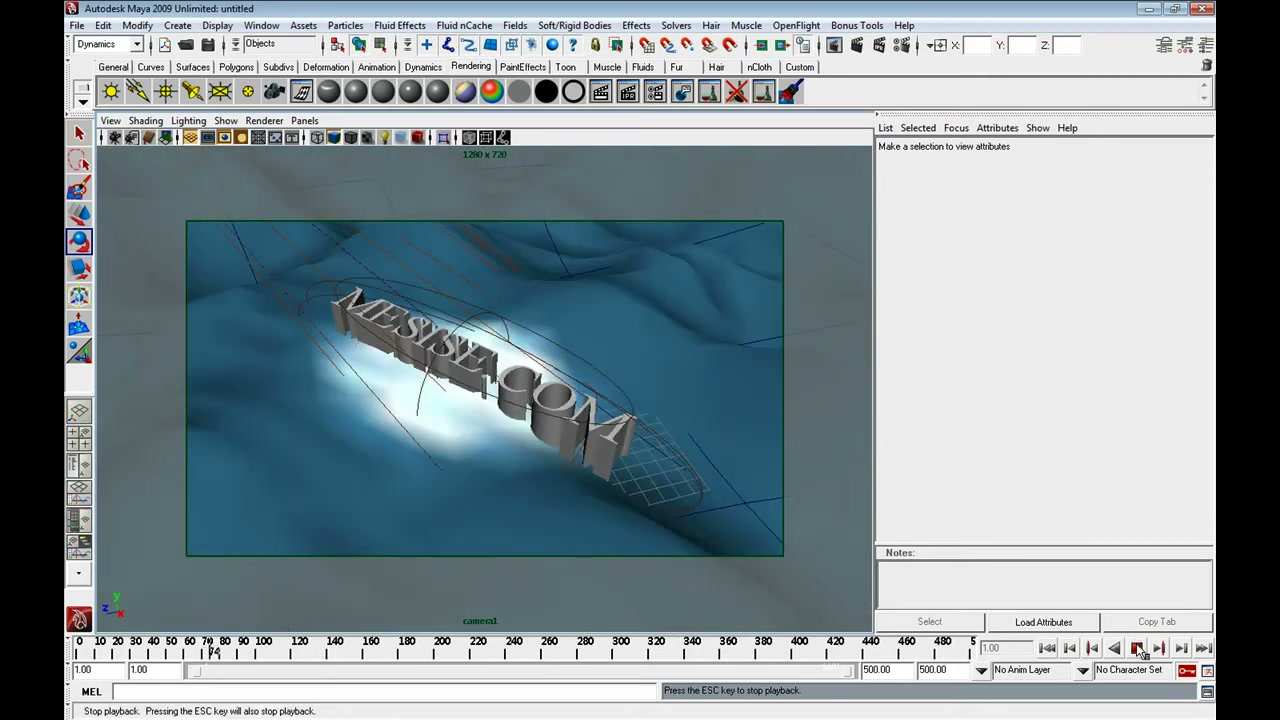 MESISE STUDIO ข้อความลอยบนคลื่นในมายา 3/5 - ภาพช่วงตรวจผลลัพธ์หรือเตรียมนำงานไปใช้งานต่อหลังทำตามขั้นตอนเสร็จ
