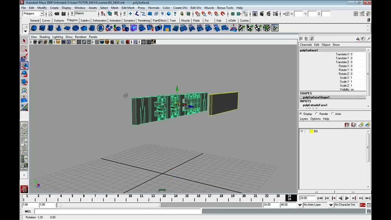 MESISE STUDIO - MAYA LAYER - ภาพช่วงตรวจผลลัพธ์หรือเตรียมนำงานไปใช้งานต่อหลังทำตามขั้นตอนเสร็จ