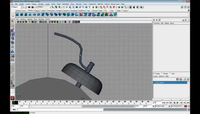 MESISE STUDIO - clock in maya - ตัวอย่างหน้าจอระหว่างเตรียมงานหรือเลือกส่วนที่ต้องปรับแต่งในวิดีโอ