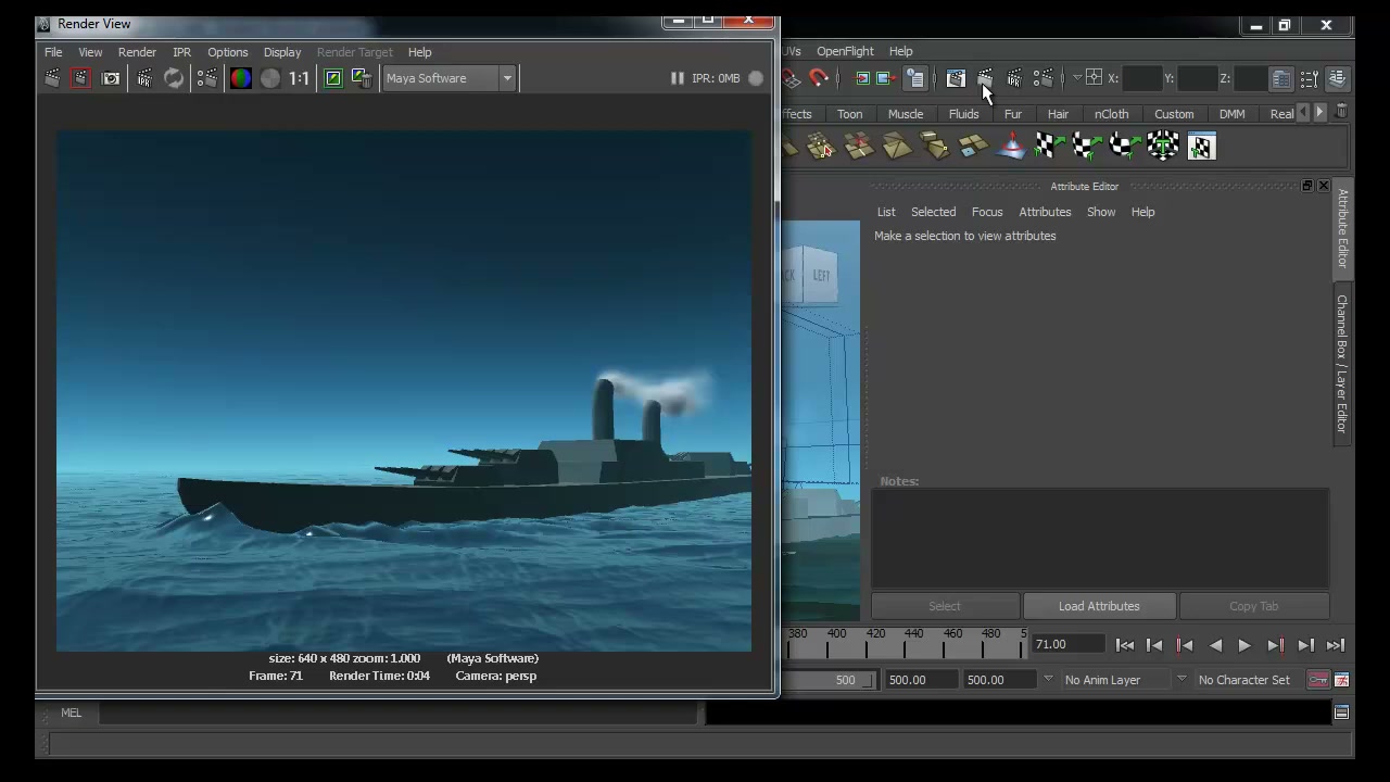 MAYA VISOR แบบทั่วไปหลายเครื่องมือ - ภาพช่วงเริ่มต้นของบทเรียน ใช้ดูบริบทของโปรเจกต์และหน้าจอโปรแกรมก่อนลงมือทำ