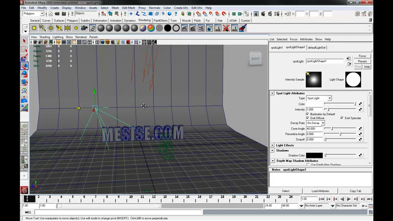 MESISE STUDIO - จัดแสง หลายดวง หลายสี ในมายา - ตัวอย่างหน้าจอระหว่างเตรียมงานหรือเลือกส่วนที่ต้องปรับแต่งในวิดีโอ
