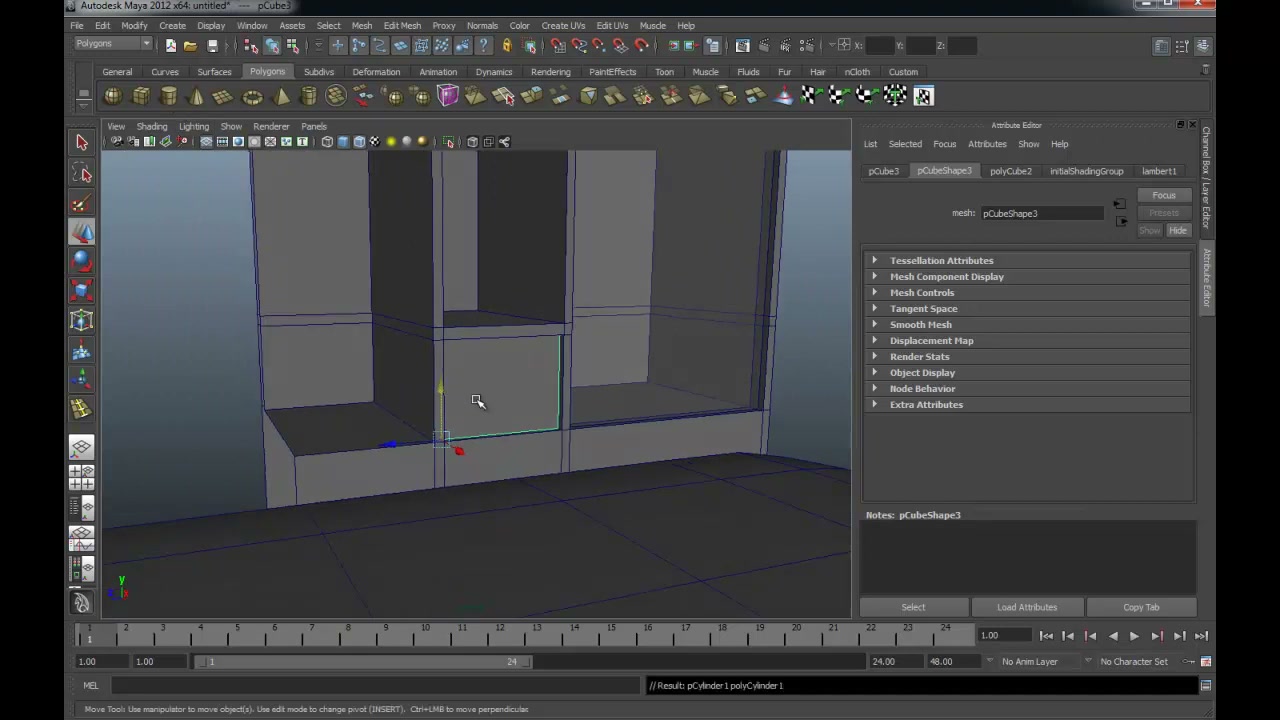 MESISE STUDIO - เตียงแบบง่าย ๆ ในมายา - ภาพประกอบช่วงลงมือทำขั้นตอนหลักของบทเรียน เพื่อให้เห็นเครื่องมือและตำแหน่งที่ใช้งาน