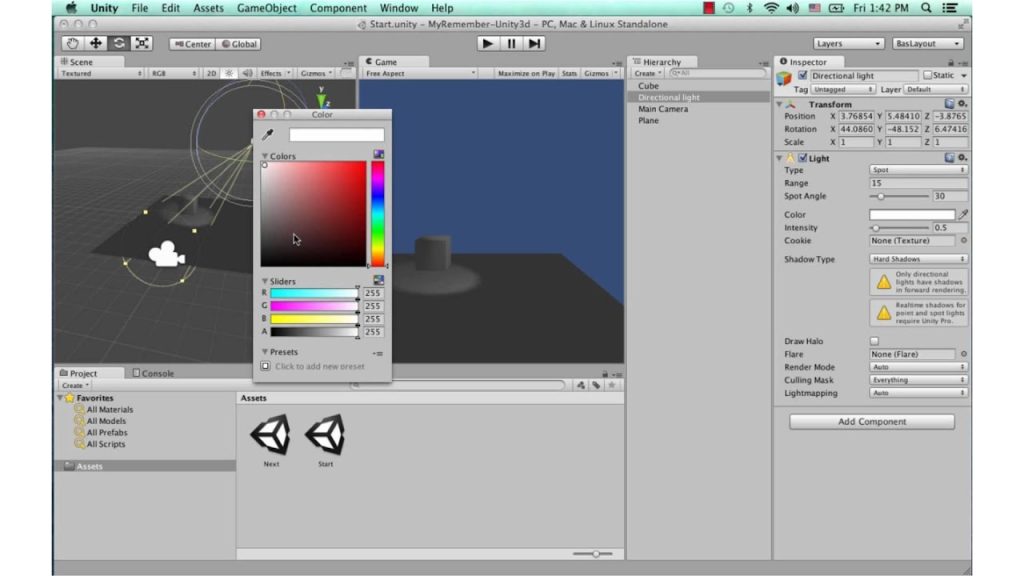 สอน Unity 3D - introduction