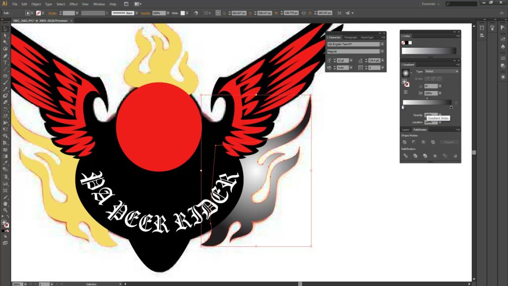 สอนใช้ ILLUSTRATOR - วาด LOGO
