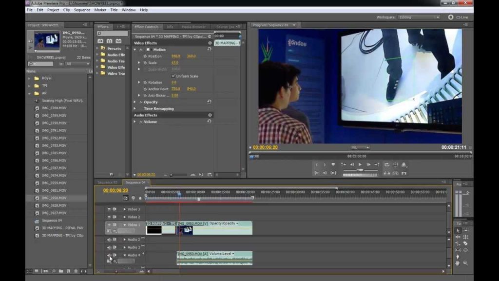 สอนตัดต่อ Premiere - SHOW REEL