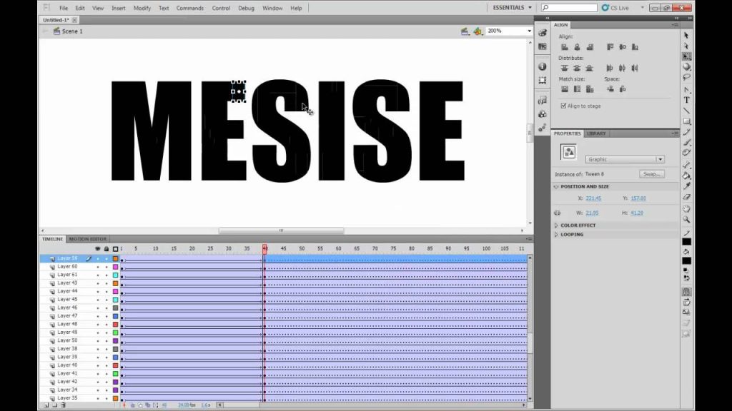 MESISE STUDIO - FLASH LOGO ANIMATION
