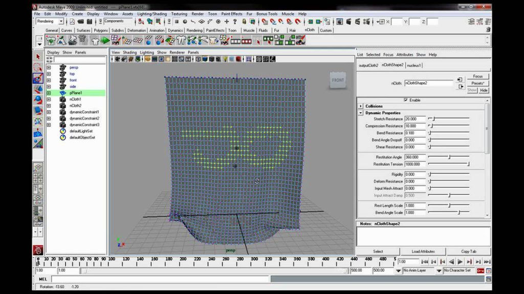 MESISE STUDIO ทำผ้าขาดโดยวัตถุ MAYA