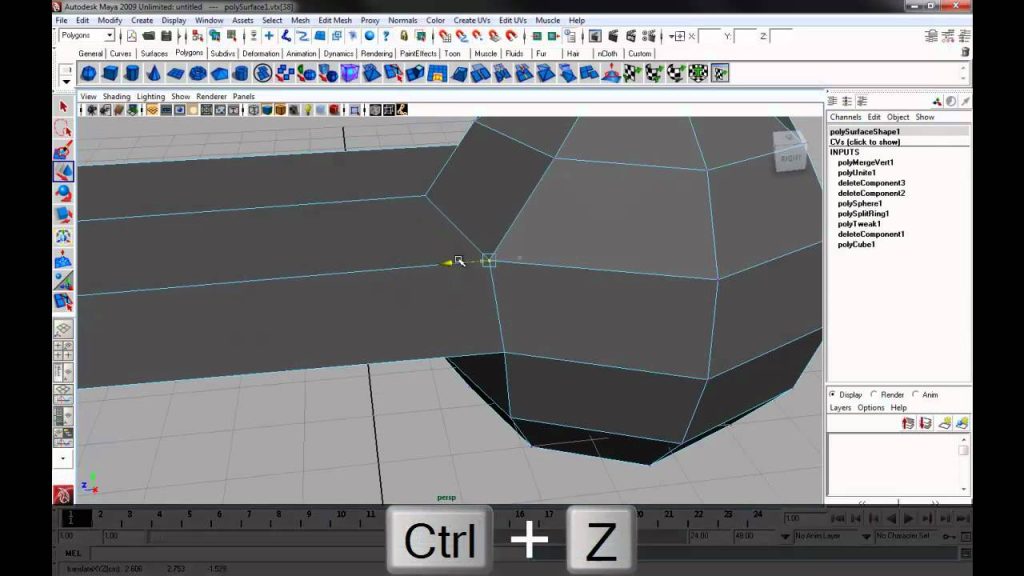MESISE STUDIO MAYA BASIC / สอนมายาพื้นฐาน 4