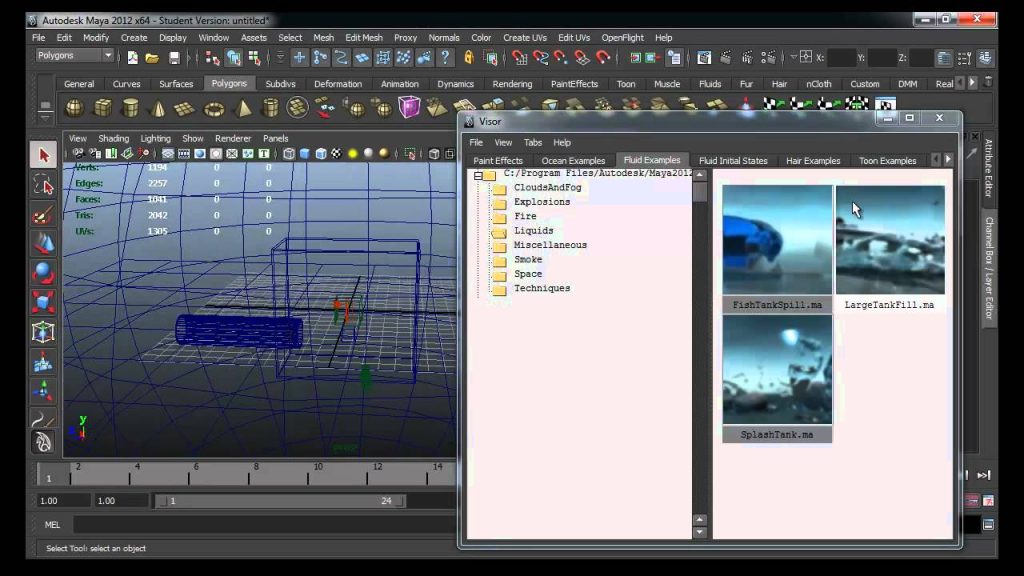 MAYA VISOR แบบทั่วไปหลายเครื่องมือ