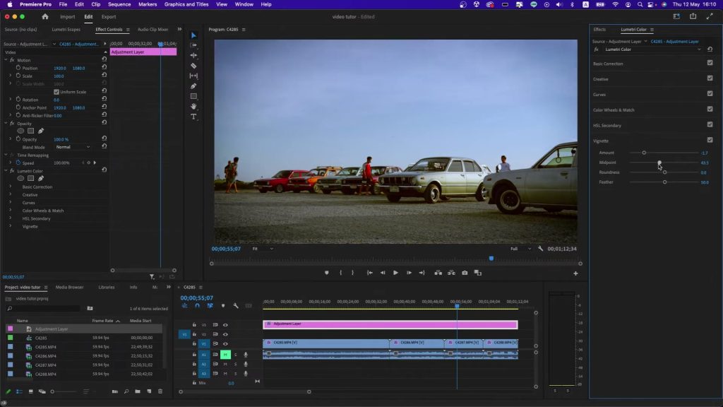 สอนการใช้ Lumetri Color ใน Premiere Pro