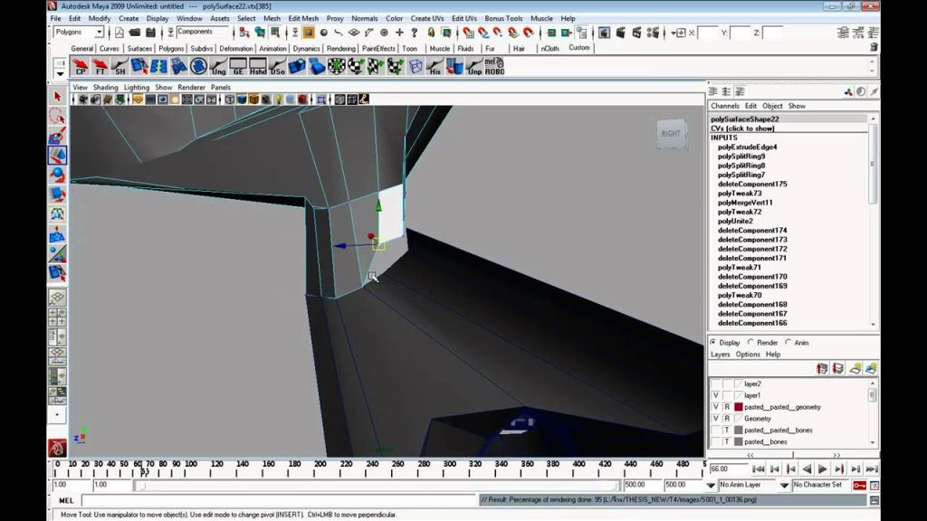 MESISE STUDIO แก้ไขโมเดลคน MAYA 2/3