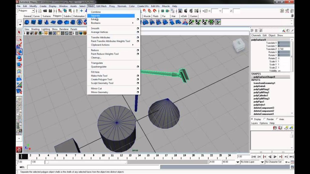 MESISE STUDIO MAYA BASIC / สอนมายา Parent และ Limit 2/4