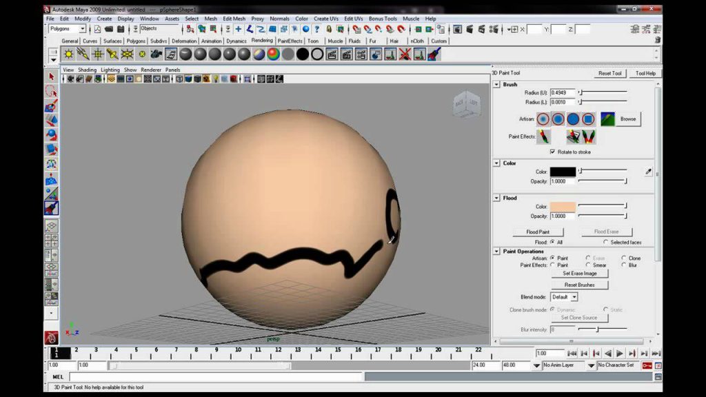 MESISE STUDIO - MAYA paint texture basic