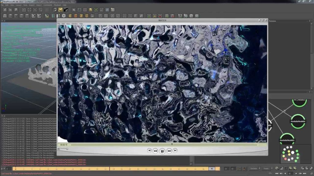 สอน RealFLow เรื่อง Domain , Emitter , Foam และ Splash