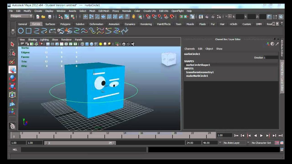 สอน MAYA animated texture