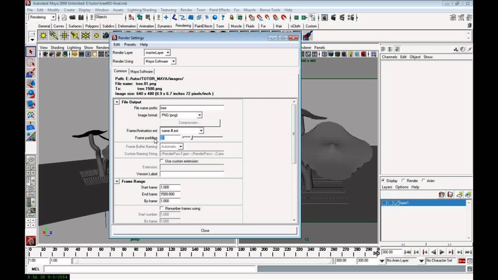 MESISE STUDIO render maya , set camera