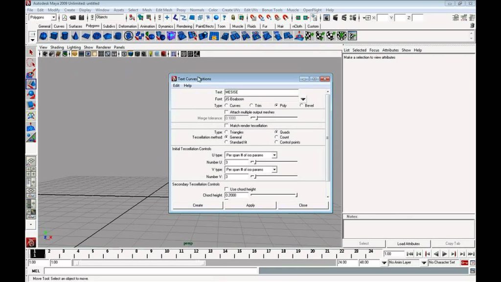 MESISE STUDIO - TEXT MAYA