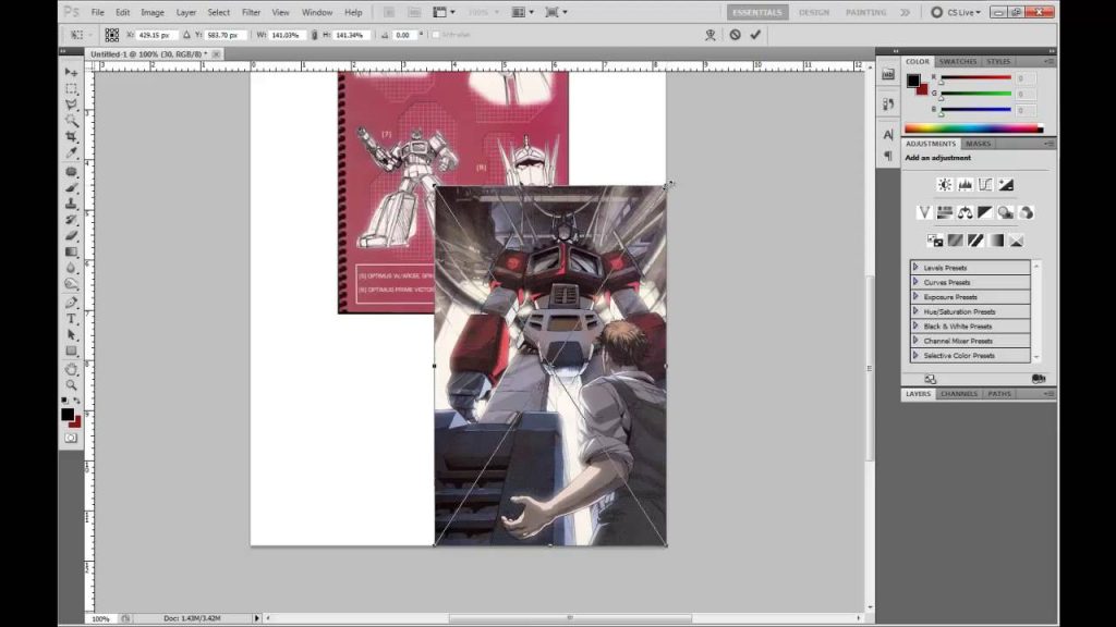 สอน PHOTOSHOP เบสิคโคตร ๆ