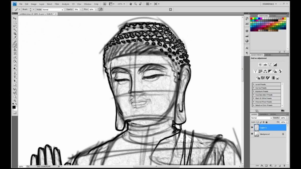 MESISE STUDIO SKETCH PHOTOSHOP
