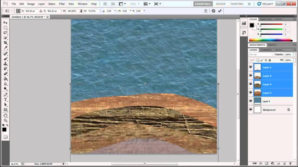 สอนมายา TEXTURE ในโปรแกรม Photoshop